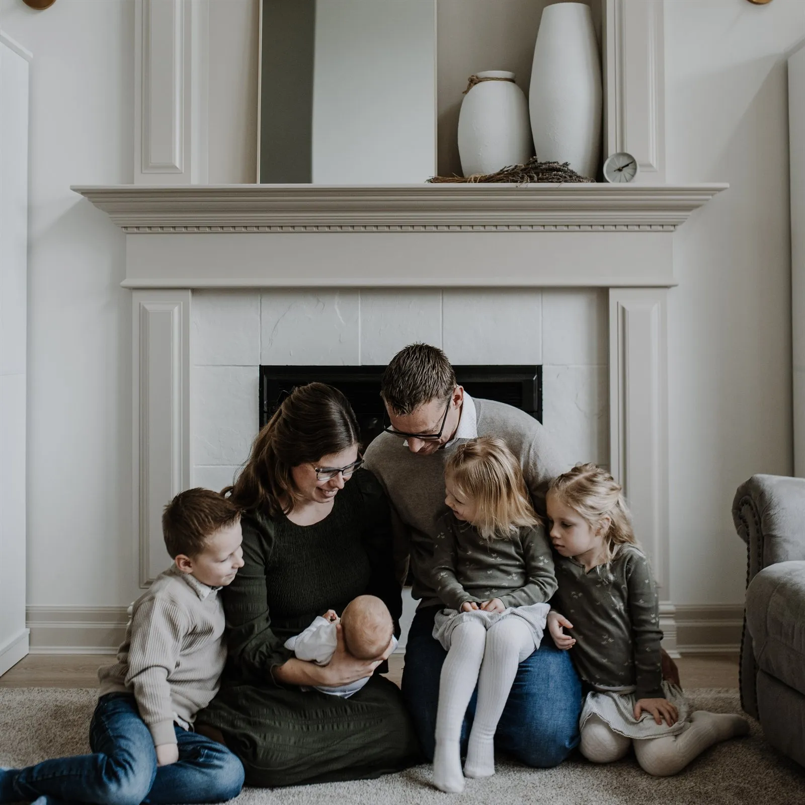 Anneka Maaskant with her family