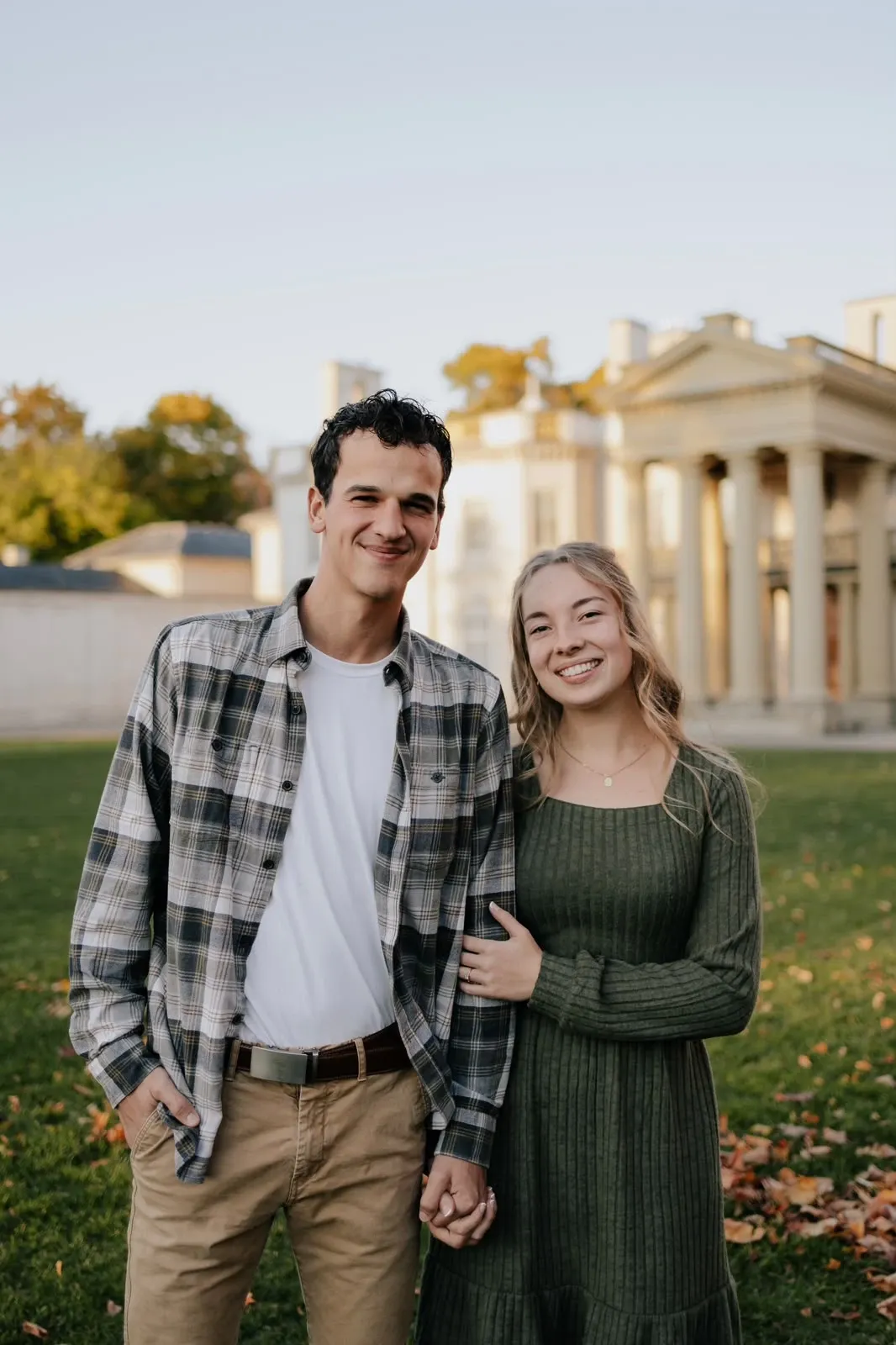 Jenna Van Dyk with her husband, Lukas